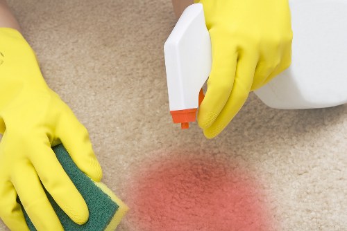Fresh cleaned carpet in a modern Ealing home