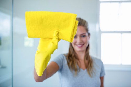 Clean and refreshed carpet surface after professional cleaning in Ealing