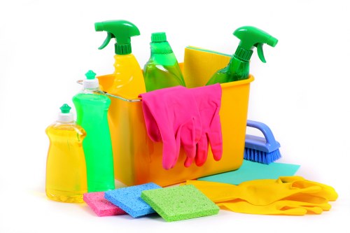 Cleaner using equipment with safety precautions